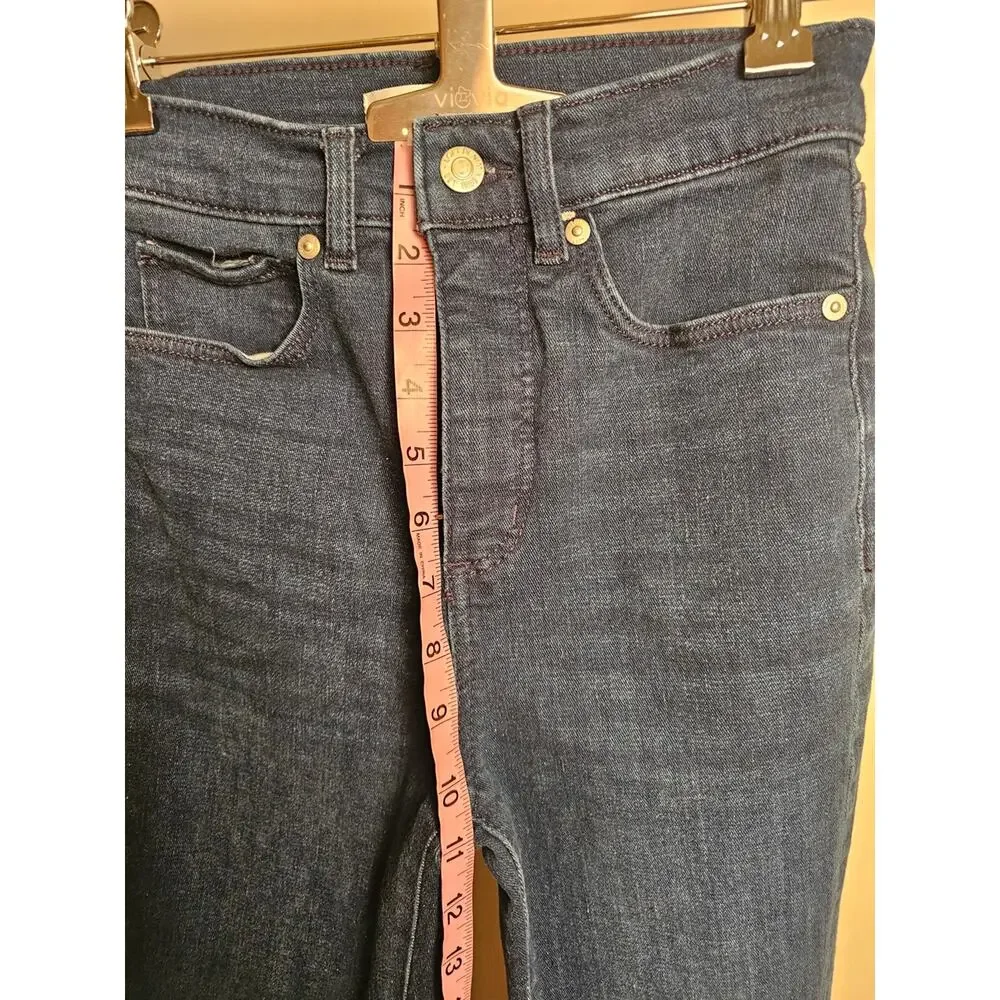 Loft SLIM FLARE Dark Wash Women's High Rise Jeans